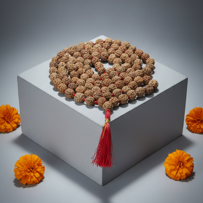 5 Mukhi Indonesian Rudraksha Jap Mala 8mm Natural Lab Certified Buy Online