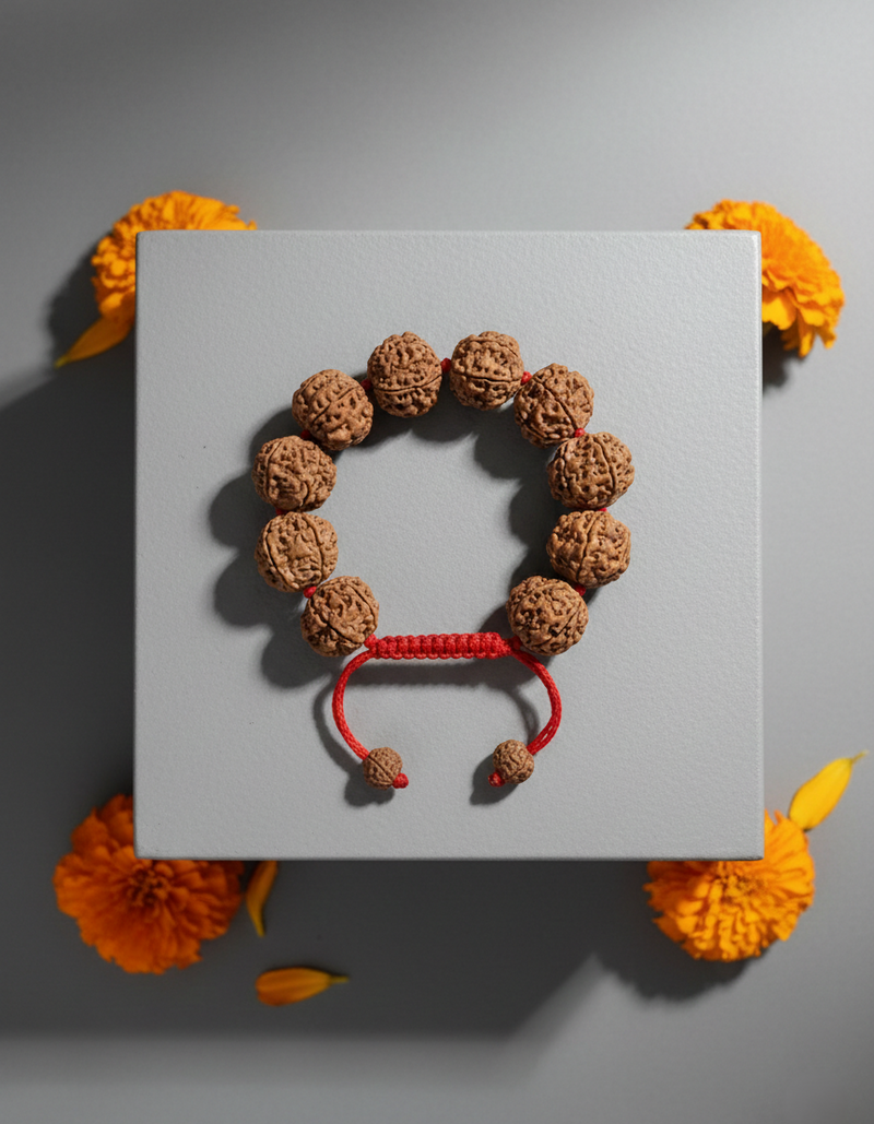 Buy Pure 5 Mukhi Rudraksha Bracelet Online | Premium Nepali Beads