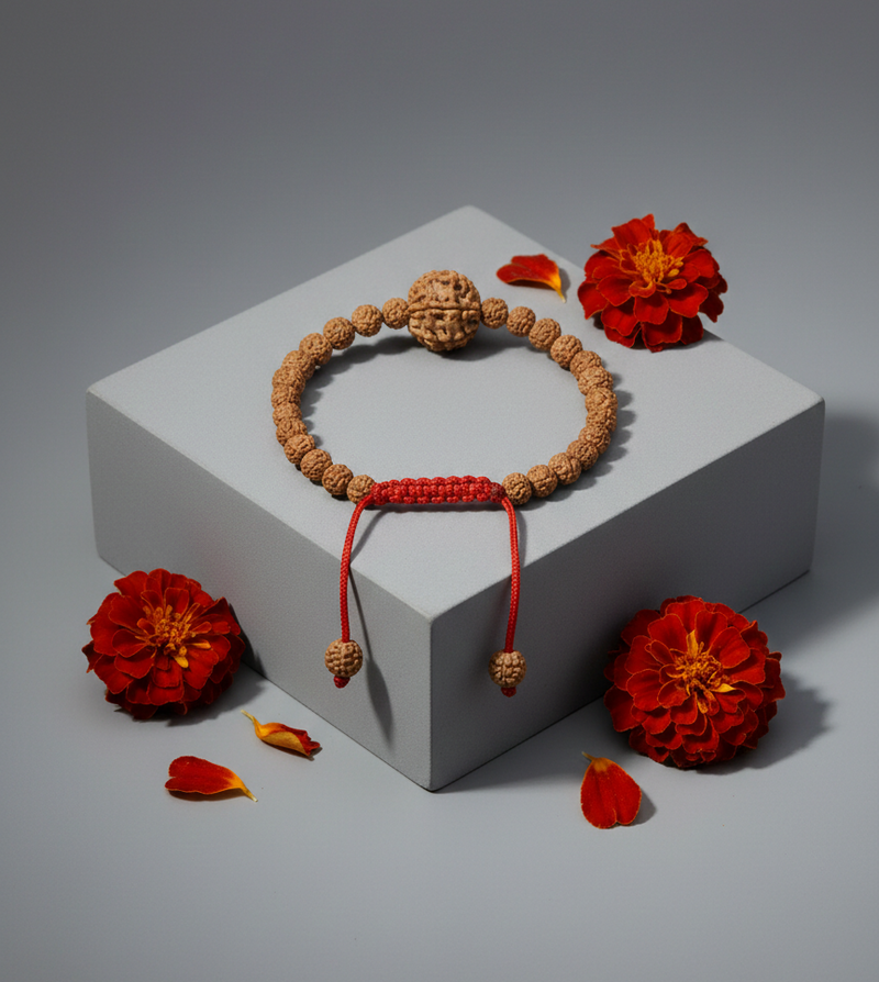 Buy 7 Mukhi Nepali Rudraksha Bracelet (Multi Bead Mix) – Wealth & Protection