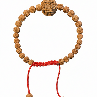 Original 7 Mukhi Nepali & Indonesian Rudraksha Bracelet for Wealth & Protection