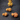 3 beads of Rare Garbh Gauri Rudraksha naturally joined bead