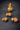 3 beads of Rare Garbh Gauri Rudraksha naturally joined bead