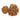 Garbh Gauri Rudraksha close-up showing two lobes symbolizing mother and baby