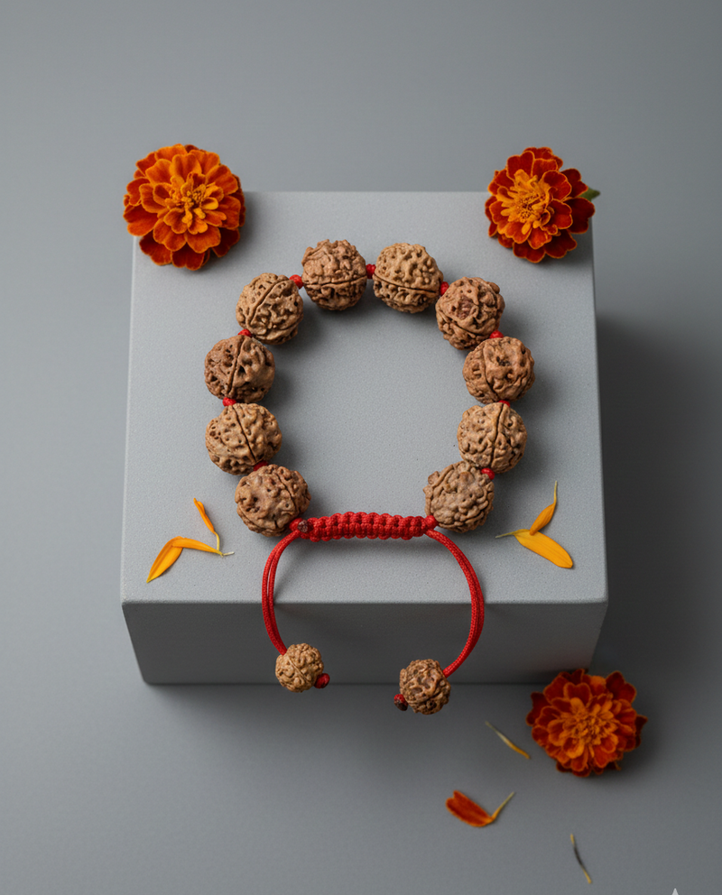 Original 4 Mukhi Nepali Rudraksha Bracelet – Certified